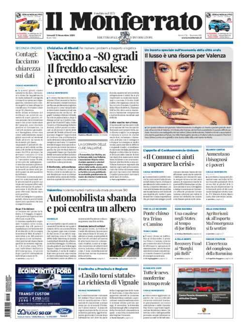 Il Monferrato - Edizione 85 del 13/11/2020